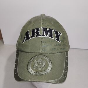3rd Infantry Division US Army Distressed Olive Drab Hat Cap Eagle Crest
